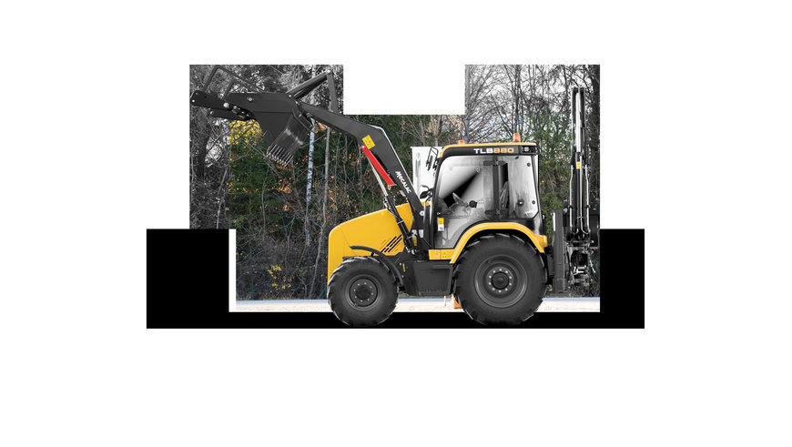 MECALAC DÉVOILE SA NOUVELLE CHARGEUSE-PELLETEUSE TLB880